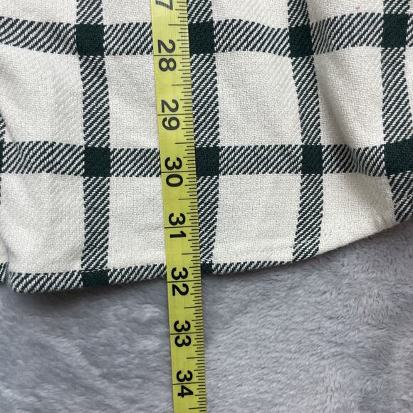 Orvis Heavy Twill Shacket Mens XXL Green Check Cotton Classic Fit Shirt Jacket - Picture 8 of 8